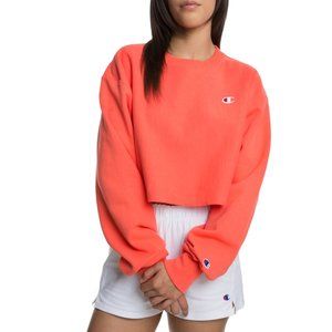 Champion Cropped Cut-Off Crew - Groovy Papay